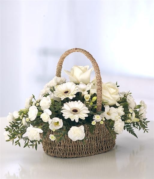 Pure White Basket