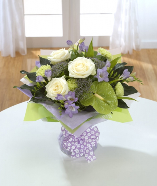 03 - Aquamarine Birthstone Bouquet (March)