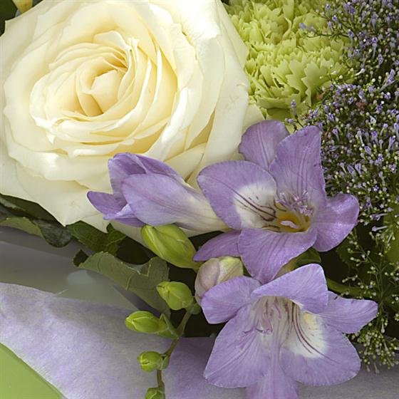 03 - Aquamarine Birthstone Bouquet (March)