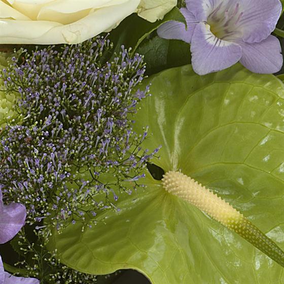 03 - Aquamarine Birthstone Bouquet (March)