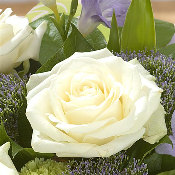 03 - Aquamarine Birthstone Bouquet (March)