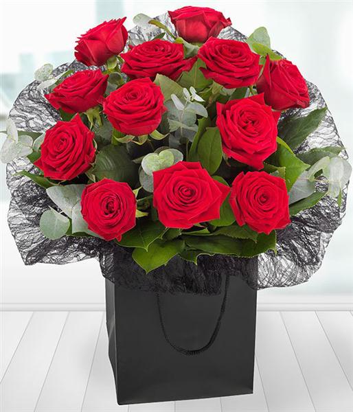 A Dozen Red Roses Gift Bag